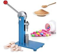 Máquina manual de prensa de tabletas tipo palanca, fabricante de píldoras de un solo punzón para muestras de carbón y polvo de medicina occidental con molde de acero inoxidable