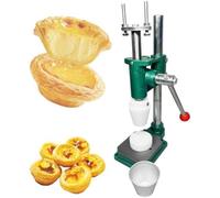 Máquina manual de prensa de tartas de huevo, molde de cáscara de prensa manual, herramienta de formación de tarta de natillas para hornear pasteles y gofres