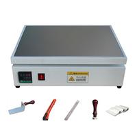 Máquina Manual de Sellado de Celofán, Máquina de Envoltura para Cajas con Selladora Térmica PID de 0-300°C - Envolvedora de Celofán con Placa Calefactora de Acero Inoxidable para Perfumes, Co 30*40cm
