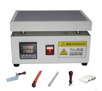 Máquina Manual de Sellado de Celofán, Máquina de Envoltura para Cajas con Selladora Térmica PID de 0-300°C - Envolvedora de Celofán con Placa Calefactora de Acero Inoxidable para Perfumes, Co 12*20cm