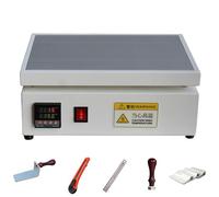 Máquina Manual de Sellado de Celofán, Máquina de Envoltura para Cajas con Selladora Térmica PID de 0-300°C - Envolvedora de Celofán con Placa Calefactora de Acero Inoxidable para Perfumes, Co 20*30cm