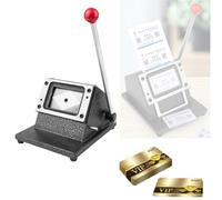 Máquina Manual De Tarjetas De PVC De 86 * 54 Mm, Máquina Cortadora De Tarjetas De Visita, Troqueladora De Tarjetas De Acceso, Perforadora De Tarjetas De Visita De Alta Resistencia, para Corte De