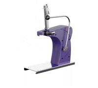 Máquina manual for atar clavos de aluminio, máquina manual for atar bolsas de plástico, máquina for cortar salchichas, diámetro de boca de 70 mm, for supermercados y mercados.(Purple)