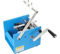 Máquina manual para conformar resistencias, cortadora y dobladora axial de terminales tipo F con alcance y ángulo ajustables para componentes electrónicos.