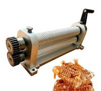 Máquina manual para fabricar láminas de cera de abeja en panal, de 280 mm, fabricada en aleación de aluminio. Máquina para fabricar láminas de cera de abeja. Máquina de impresión y estampado 5.4mm
