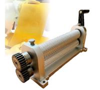Máquina manual para fabricar láminas de cera de abeja en panal, molino de rodillos portátil, troquel de estampado de aleación de aluminio, para la producción de panales y equipos de apicultura 4.9mm