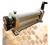 Máquina manual para fabricar panales de cera de abeja, rodillo para láminas de cera de abeja, máquina para imprimir panales, rodillo de aleación de aluminio de 280 mm para la producción 5.4mm