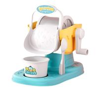 Máquina manual para hacer helados para niños, manual suave para servir helados, fácil de limpiar, hecha de material duradero, yogurt, hacer, diversión para niños, cocina casera