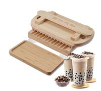 Máquina manual para hacer perlas de tapioca, diseño de doble mango, 15 mm/19 mm/22 mm opcional, para té de burbujas, té con leche, postres