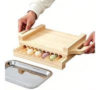 Máquina Manual Para Hacer Perlas De Tapioca, Herramienta Para Hacer Bolas De Madera Con Base De Ventosa Y Pino Natural, Adecuada Para Rondas De Té O Taro De Bricolaje, Opciones De 15 9 Mm