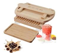 Máquina manual para hacer perlas de tapioca para té de burbujas, té con leche, Boba, fácil de usar, ranuras sin atascos, crea perlas perfectas sin esfuerzo