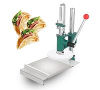 Máquina manual para prensar masa de pizza, prensa manual para masa con base de hierro fundido, herramientas de cocina, máquina para prensar masa de disco de 0,2 pulgadas de grosor para hacer 16cm