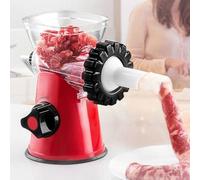 Máquina Manual Para Rellenar Salchichas, Picadora de Carne con Brazo Basculante Sin Esfuerzo, Ventosa de Silicona Al Vacío, Tuerca de Tensión Ajustable Para Carne de Res, Cerdo y Verduras