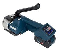 Máquina manual portátil de fleje de Hot Melt, herramientas de embalaje eléctrico /400 piezas pueden ser empaquetadas, batería de 2000 mAh, ancho de flejado 13-16mm para PP/Pet