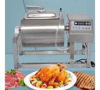 Máquina marinadora de carne, vaso de vacío bidireccional comercial de tres velocidades para marinar rápidamente pollo, filete, hamburguesa, carne de res, cerdo, cordero y verduras