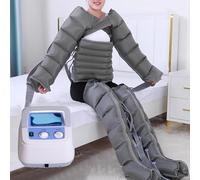 Máquina masajeadora de piernas de compresión de aire, instrumento de relajación de cuerpo completo para circulación del linfedema, alivio del dolor de hinchazón, botas de presoterapia de 6/4 cavidades
