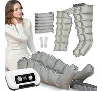 Máquina Masajeadora Eléctrica De Compresión De Aire De 6 Cavidades, Masajeador De Drenaje Linfático De Presoterapia Para Brazos, Piernas, Cintura, Instrumento De Relajación De Cuerpo Completo