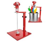 Máquina mezcladora de pintura, agitador mezclador de 5 galones, dispersor automático de 1500-2600 RPM, varilla agitadora de 12 mm, altura ajustable, cuchilla mezcladora de aleación de aluminio