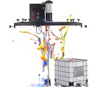 Máquina mezcladora de pintura: herramienta de agitación de tanque eléctrico, equipo de mezcla de pintura con soporte de agitador de aire