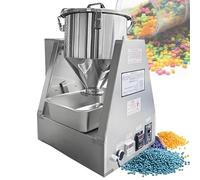 Máquina mezcladora de polvo eléctrica, Licuadora automática de tambor, Máquina mezcladora de polvo seco de acero inoxidable 304 for partículas, Mezclador de polvo seco pequeño(10L)