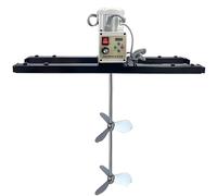 Máquina mezcladora de tanque eléctrico de 264 galones, agitador IBC, máquina agitadora de pintura, par alto de 32 nm, velocidad ajustable de 200-3000 Rpm for líquido viscoso, tinta(B)