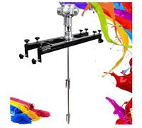 Máquina mezcladora de tanque eléctrico, máquina agitadora de pintura comercial con colgador de soporte, mezcla de pintura for disolvente de tinta(3cylinders)