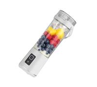 Máquina mezcladora eléctrica portátil de 50 W, recargable, inalámbrica, potente, vaso exprimidor de 600 ml para batidos, licuadora recargable