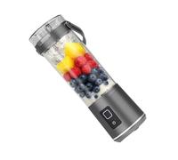 Máquina mezcladora eléctrica portátil de 50 W, recargable, inalámbrica, potente, vaso exprimidor de 600 ml para batidos de alimentos