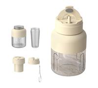 Máquina mezcladora eléctrica portátil de 800 ml, exprimidor inalámbrico recargable, potente, vaso exprimidor para batidos, mezcla de alimentos, licuadora de limpieza rápida para oficina