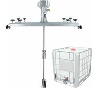 Máquina mezcladora neumática con agitador de aire para tanque de 1 tonelada, equipo de agitación de pintura, disolvente de tinta de 1/2 HP a 1 HP de capacidad