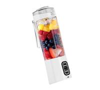 Máquina mezcladora portátil de 200 W, 600 ml, exprimidor eléctrico, exprimidor de frutas para batidos, recargable por USB, licuadora de trituración de hielo