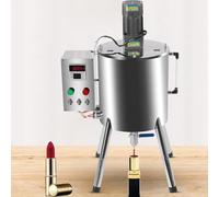 Máquina Mezcladora Y Llenadora Con Tanque Agitador 15 L/30 L,Llenadora De Lápiz Labial Líquido,Velocidad De Llenado 20 a 45 Botellas/Min Para Disolver Y Llenar Cremas Y Líquidos,15L