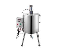 Máquina mezcladora y llenadora eléctrica para líquidos y pastas, funcionamiento manual con función de agitación