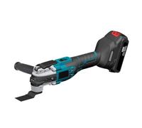 Máquina Multiherramienta Oscilante Eléctrica Inalámbrica, Recortadora Multifunción, Sierra Renovadora, Herramienta For Batería De 18V Columpio Flexible(Two small battery)