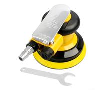 Máquina neumática de cera pulidora con escape trasero y 13500 RPM para rectificado de superficies, pulido, encerado y eliminación de óxido de pintura (A)