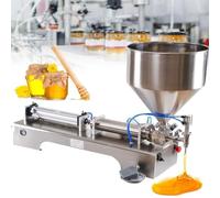 Máquina neumática de llenado de pasta líquida de 5 a 3000 ml, embotelladora automática con pedal y tolva, para jugo, leche, alcohol, cosméticos, aceite, miel