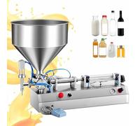 Máquina neumática de llenado de pasta líquida, dispensador semiautomático, llenado horizontal de velocidad ajustable para agua, aceite, crema, pasta (30 ~ 300 ml)
