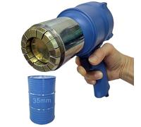 Máquina neumática de sellado de tambor de aceite, sellador de crimpadora de 35 y 70 mm para barriles de 53 galones, herramienta de prensa de tapas de tapa