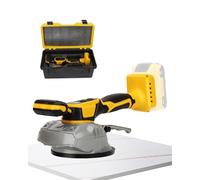 Máquina niveladora de vibración de azulejos para batería Dewalt de 20 V, herramienta de instalación de máquina de vibración de azulejos inalámbrica, herramienta vibradora de 150 W con 8 velocidades,