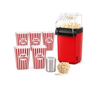 Máquina Palomitas Maíz Aire Caliente, Máquina Palomitas Maíz Sin Aceite 1200 W con Tapa Medidora, Máquina Eléctrica Palomitas Maíz 3,5 QT para