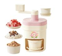 Máquina Para Afeitar Hielo - Manivela Manual Portátil | Máquina Trituradora De Hielo | Hogar Cocina Mostrador Restaurante Bar Hawaii Bebida Cóctel, Granizado Molino, Dispositivo De Fácil O
