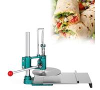 Máquina para amasar, prensa manual para masa de pizza, rodillo para masa de pizza, para crear rebanadas finas, herramienta para aplanar masa de pizza con grosor ajustable,20cm