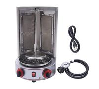 Máquina para asar propano Doner Kebab máquina vertical de engorde de gas Shawarma máquina de centrifugado, para restaurantes familiares Reuniones Picnics HGCHH