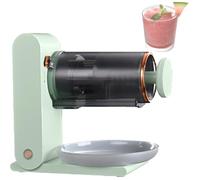 Máquina para batidos, trituradora de hielo eléctrica, máquina de hielo en forma de copo de nieve eléctrica, máquina para hacer hielo raspado recargable por USB,Green