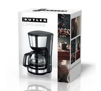 Máquina Para Café Soluble Estilo Americano 1000 W 10 Tazas Negro/Acero
