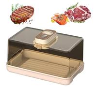 Máquina para Descongelar Carne Congelada, Tabla de Descongelación Eléctrica de 19L, con Temporizador, Velocidad del Ventilador y Control de Temperatura, Circulación de Aire Caliente de 360° para