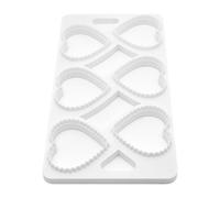 Máquina Para Dumpling Prensa Cortadora de Pasta con 8 Agujeros Corazón, y | Máquina Manual para Dumplings Para Hogar Cocina Apartamento Restaurante Fiesta Reunión Galletas Raviolis Tarta Amar