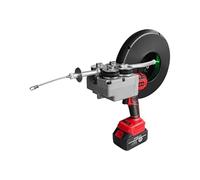 Máquina para encordar, Enhebrador de tubos oculto industrial Dispositivo automático de alambre de tracción Ian Máquina roscadora alimentada por batería(1 battery 1 charge,40)