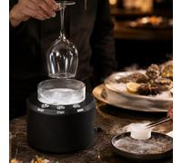 Máquina Para Enfriar Vasos Rápidamente Y Fabricar Hielo Seco, Enfriador Vasos Portátil Comercial 2 En 1, Enfriamiento Instantáneo Para Cócteles, Cerveza Y Vino, Efectos De Humo Con Hielo Seco