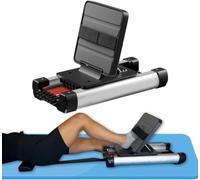 Máquina para Entrenar Las Piernas en la Cama, 0-23 kg Pedalera de Rehabilitación Pedalera para Personas Mayores, Aparato Portátil para el Entrenamiento de Las Piernas con 6 Niveles de Resistencia
